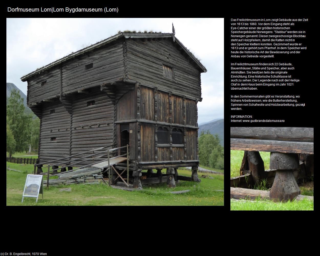Dorfmuseum (Lom) in Kulturatlas-REISE nach NORWEGEN