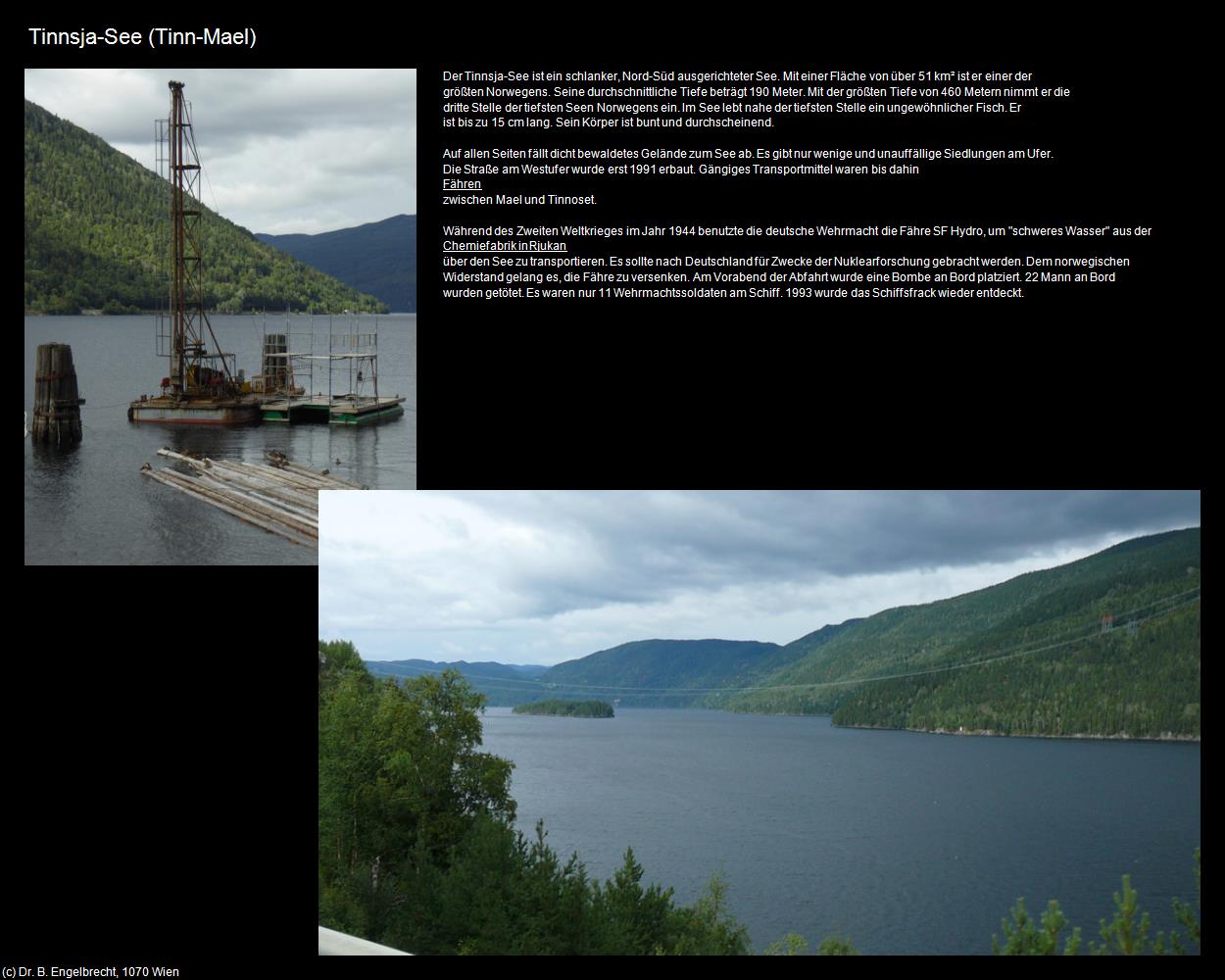 Tinnsja-See (Mael) (Tinn) in Kulturatlas-NORWEGEN(c)B.Engelbrecht