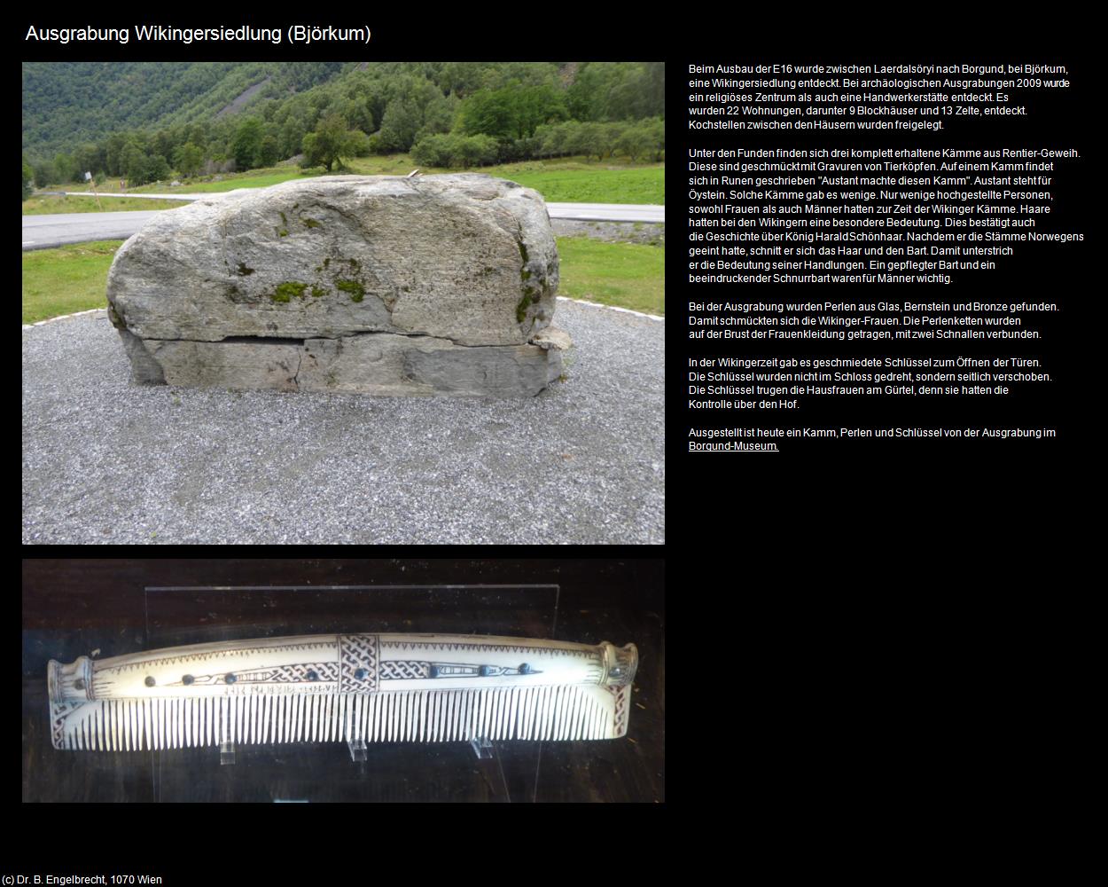 Ausgrabung Wikingersiedlung (Björkum) (Borgund) in Kulturatlas-NORWEGEN(c)B.Engelbrecht