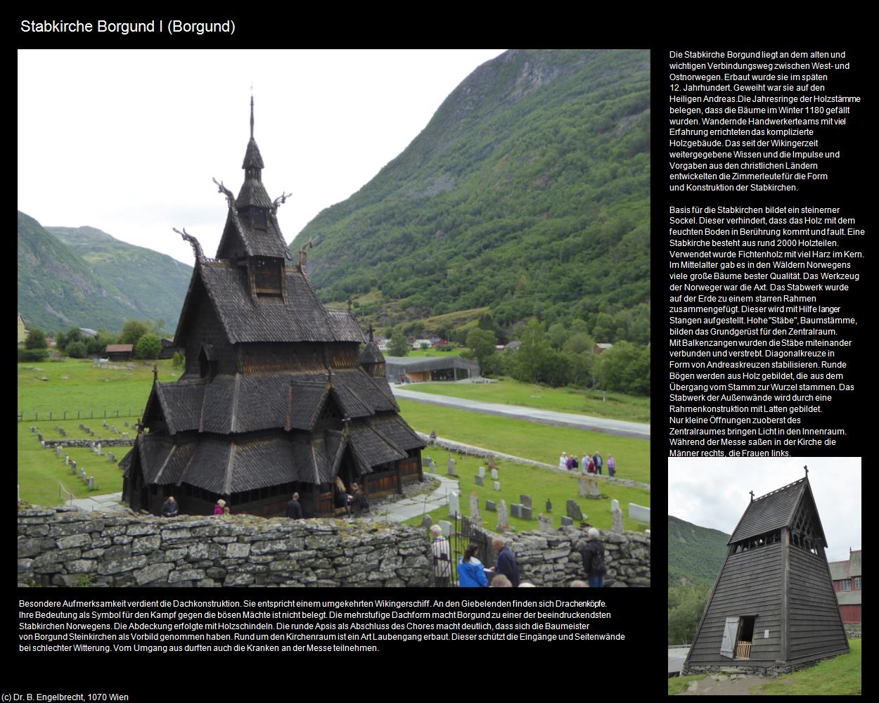 Stabkirche Borgund I  (Borgund) in Kulturatlas-NORWEGEN