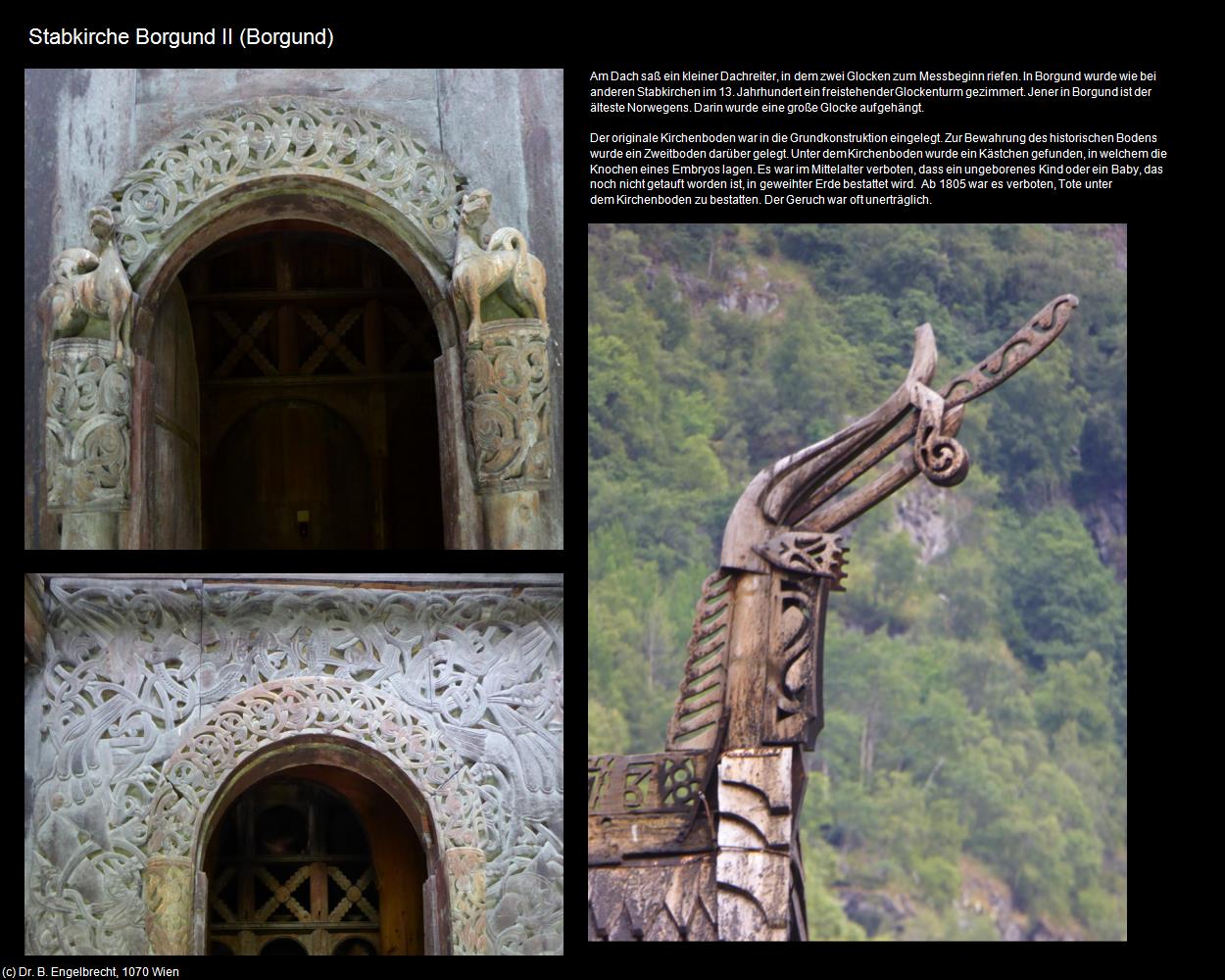 Stabkirche Borgund II  (Borgund) in Kulturatlas-NORWEGEN