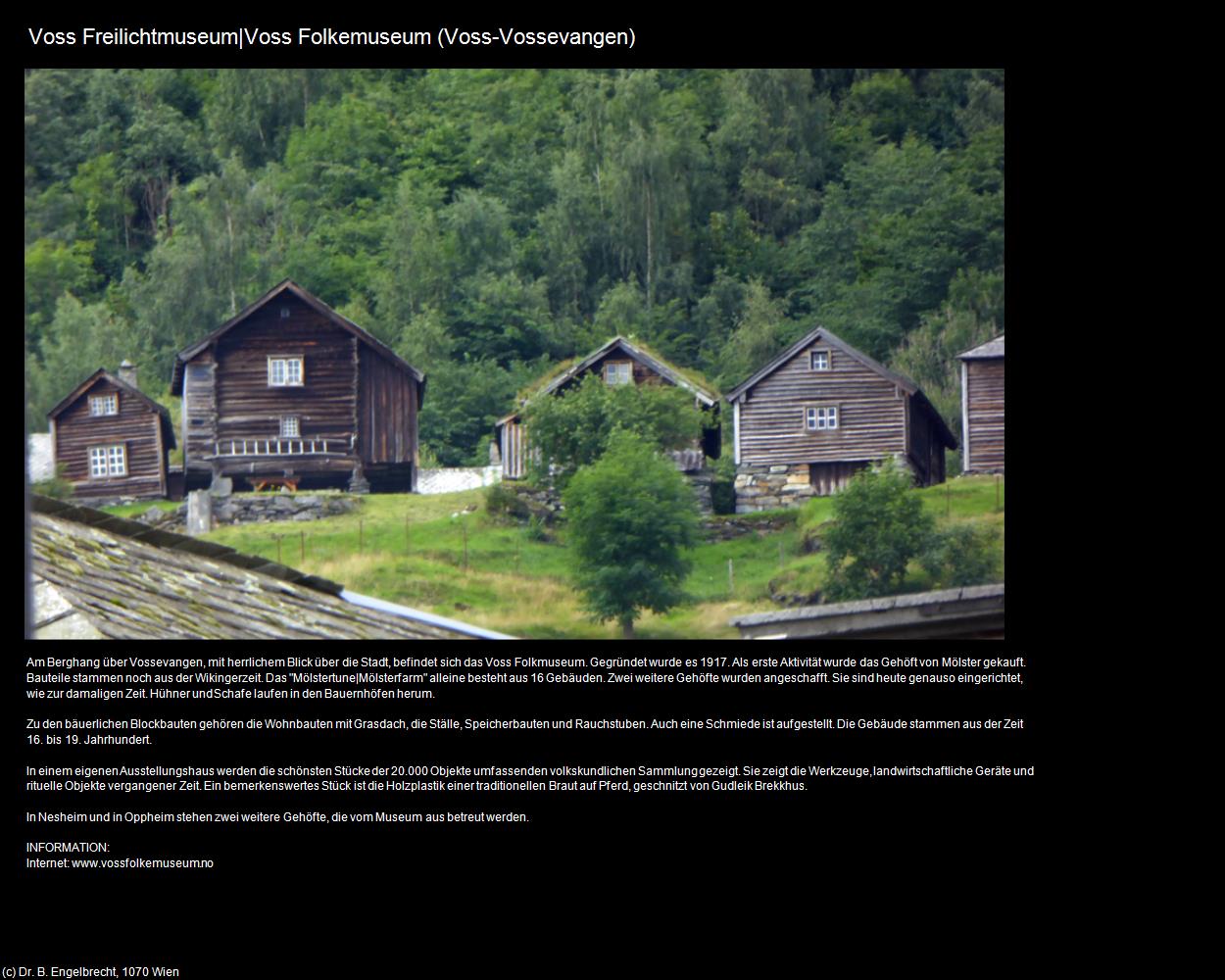 Voss Freilichtmuseum (Vossevangen) (Voss) in Kulturatlas-NORWEGEN
