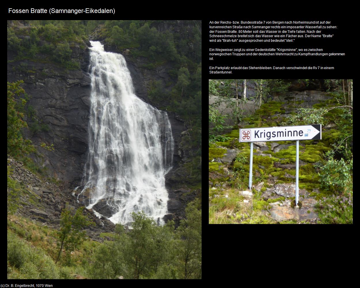Fossen Bratte (Samnanger-Eikedalen) in Kulturatlas-NORWEGEN