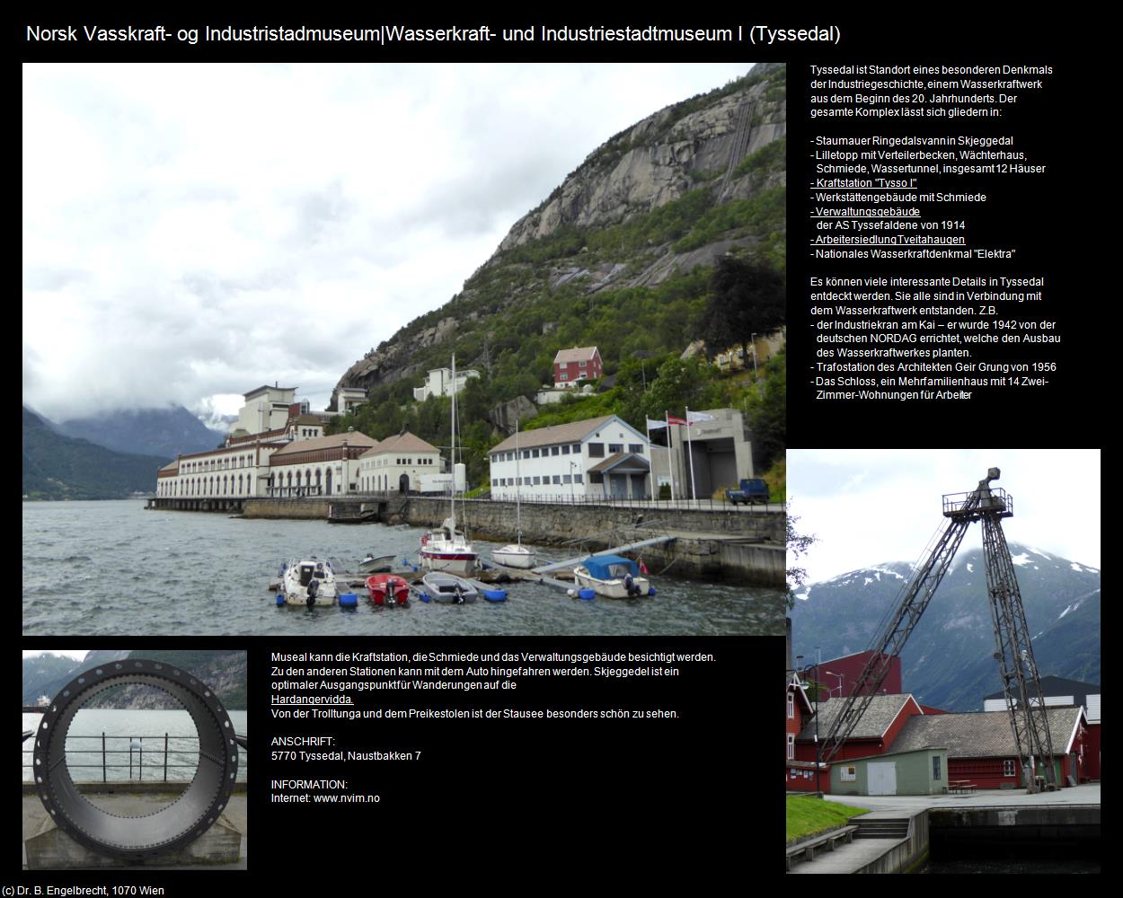 Wasserkraft- und Industriestadtmuseum I (Tyssedal) in Kulturatlas-NORWEGEN(c)B.Engelbrecht