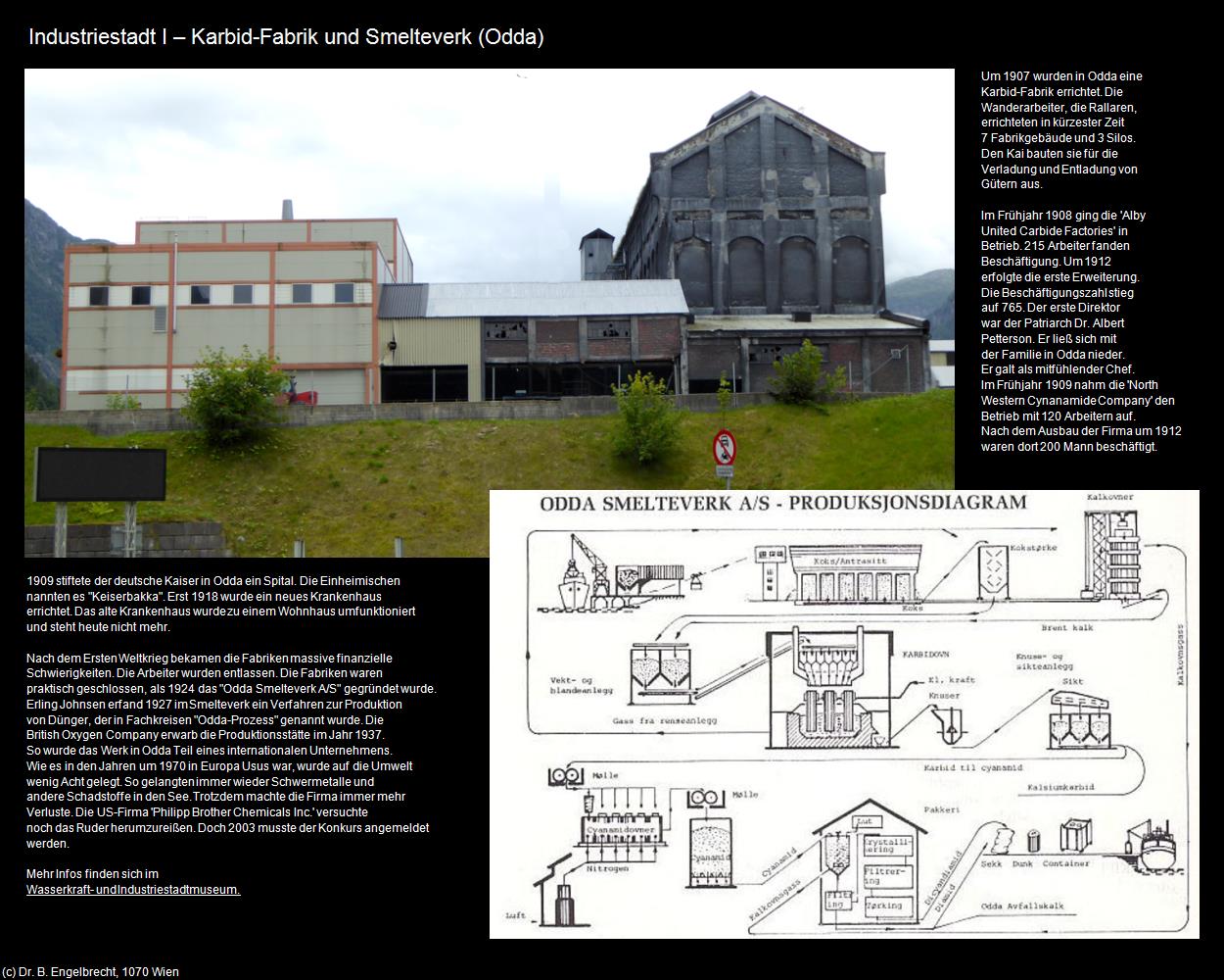 Karbid-Fabrik und Smelteverk (Odda) in Kulturatlas-NORWEGEN(c)B.Engelbrecht