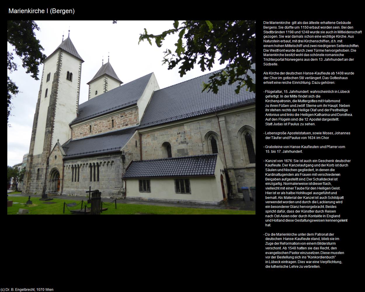 Marienkirche|Mariakirken I  (Bergen) in Kulturatlas-NORWEGEN