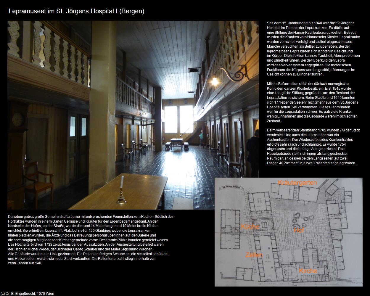 Lepramuseet im St. Jörgens Hospital I (Bergen) in Kulturatlas-NORWEGEN