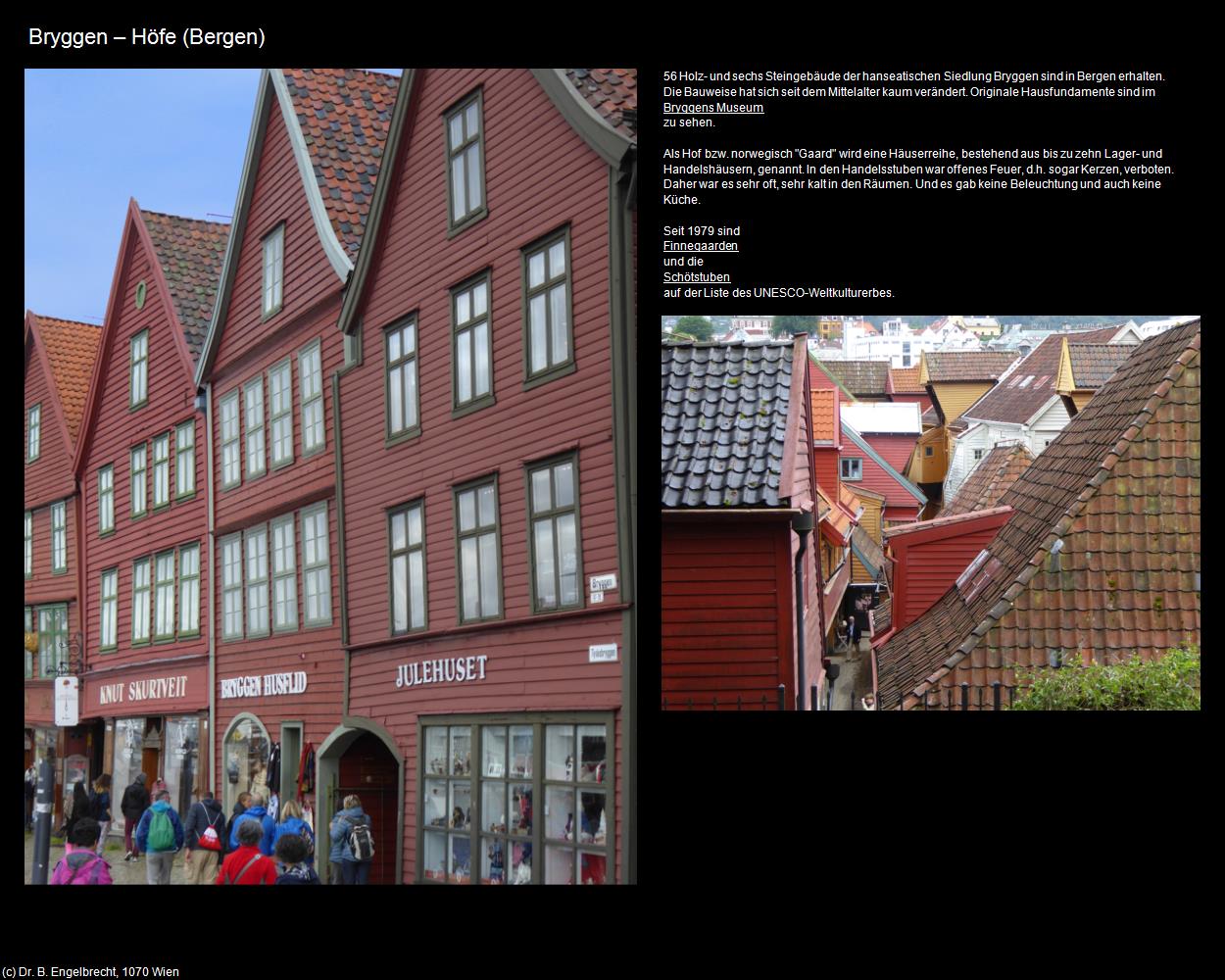 Bryggen - Höfe (Bergen) in Kulturatlas-NORWEGEN(c)B.Engelbrecht