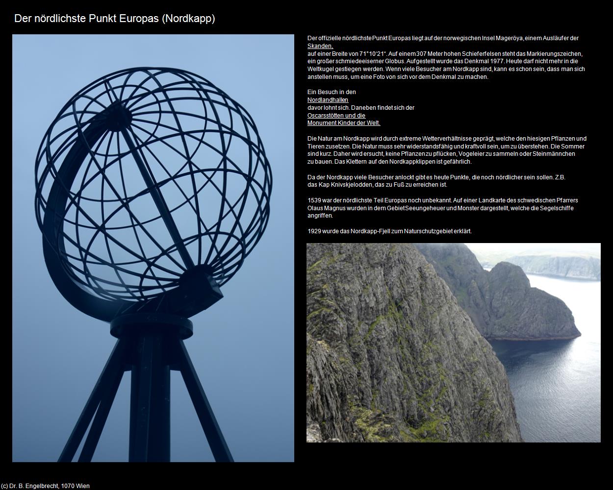 Der nördlichste Punkt Europas (Nordkapp) in Kulturatlas-NORWEGEN(c)B.Engelbrecht