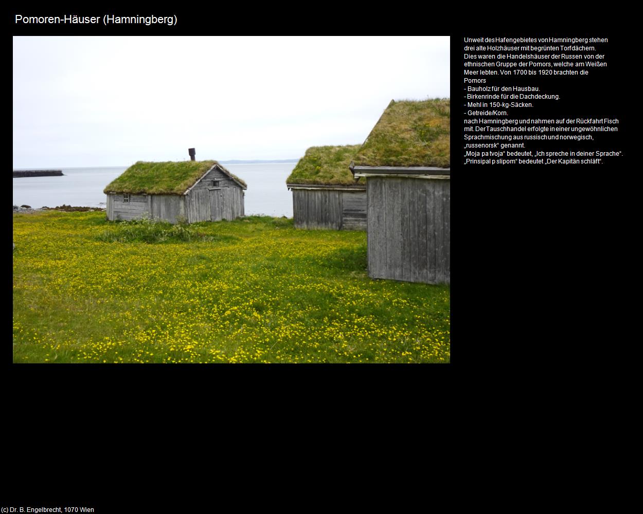 Pomoren-Häuser (Hamningberg) in Kulturatlas-NORWEGEN