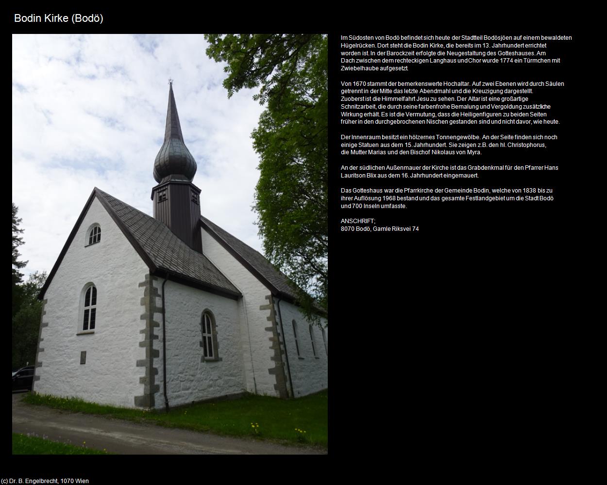 Bodin Kirke (Bodö) in Kulturatlas-NORWEGEN
