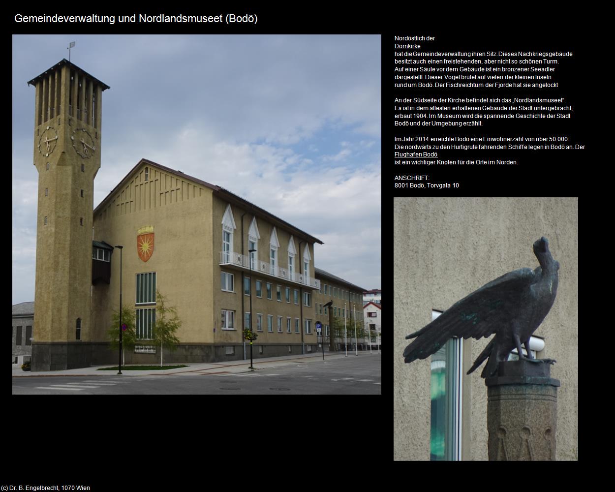 Gemeindeverwaltung und Nordlandsmuseet (Bodö) in Kulturatlas-NORWEGEN(c)B.Engelbrecht