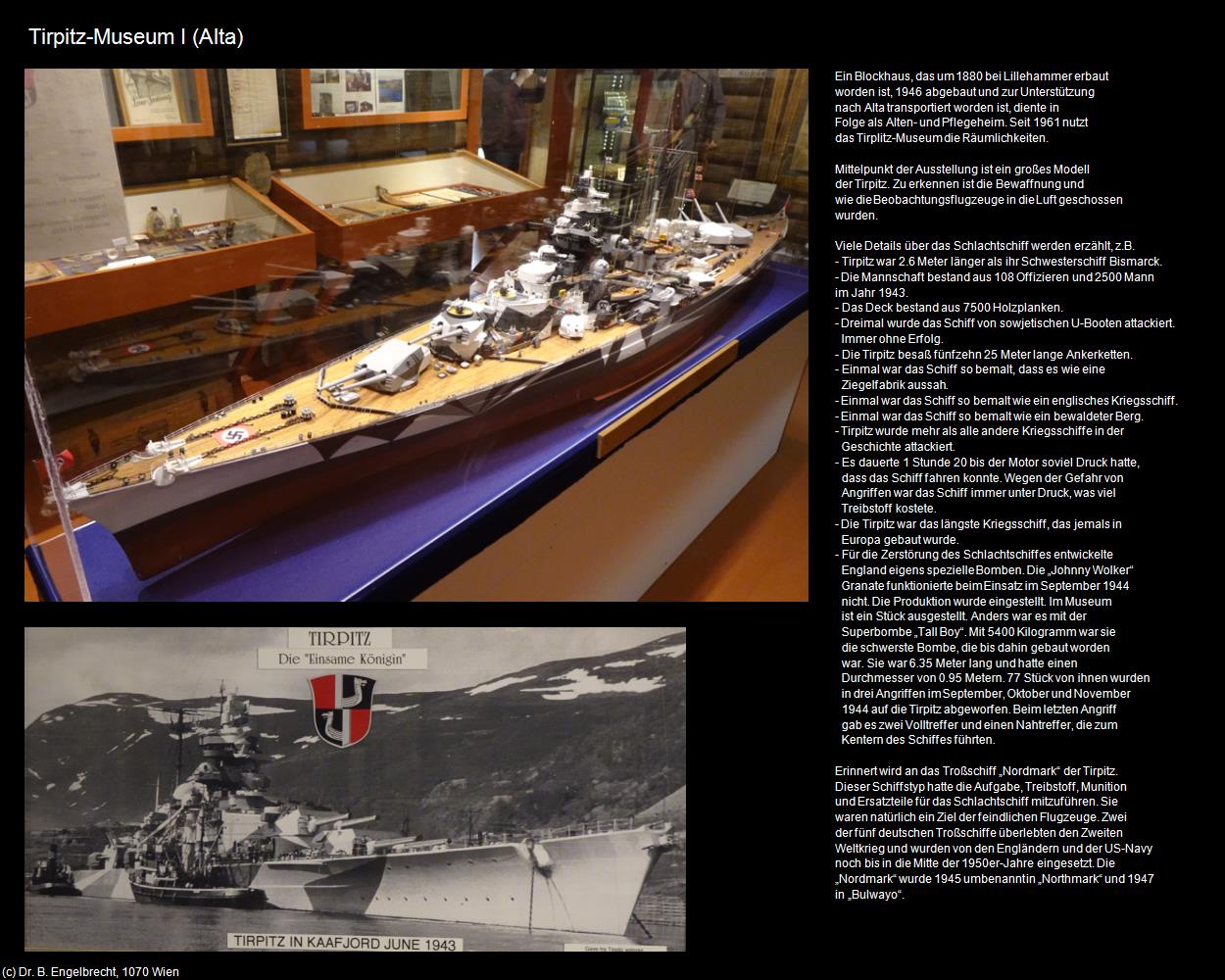 Tirpitz-Museum I (Alta in Norwegen) in Kulturatlas-NORWEGEN