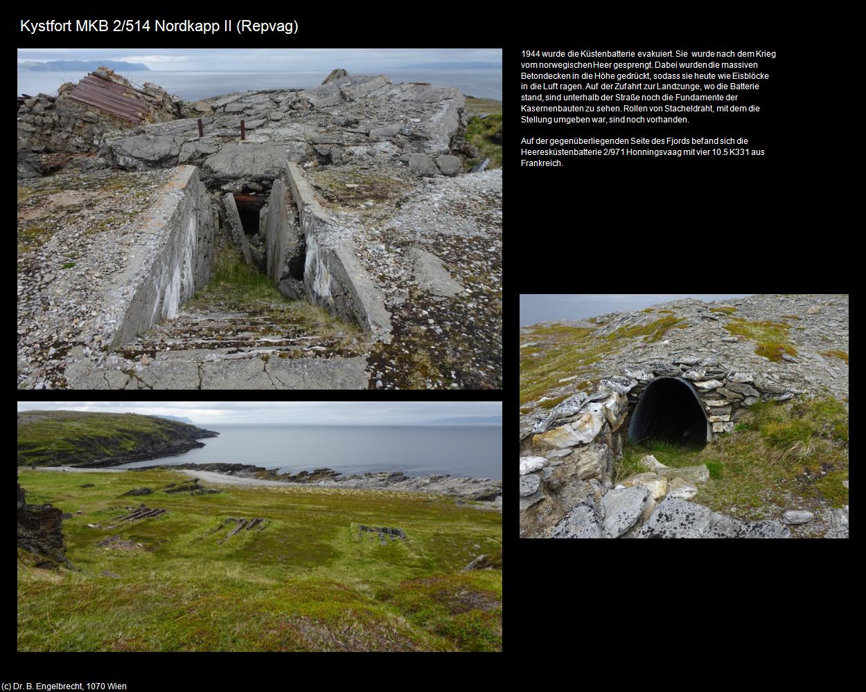 Kystfort MKB 2/514 Nordkapp II (Repvag) in Kulturatlas-NORWEGEN