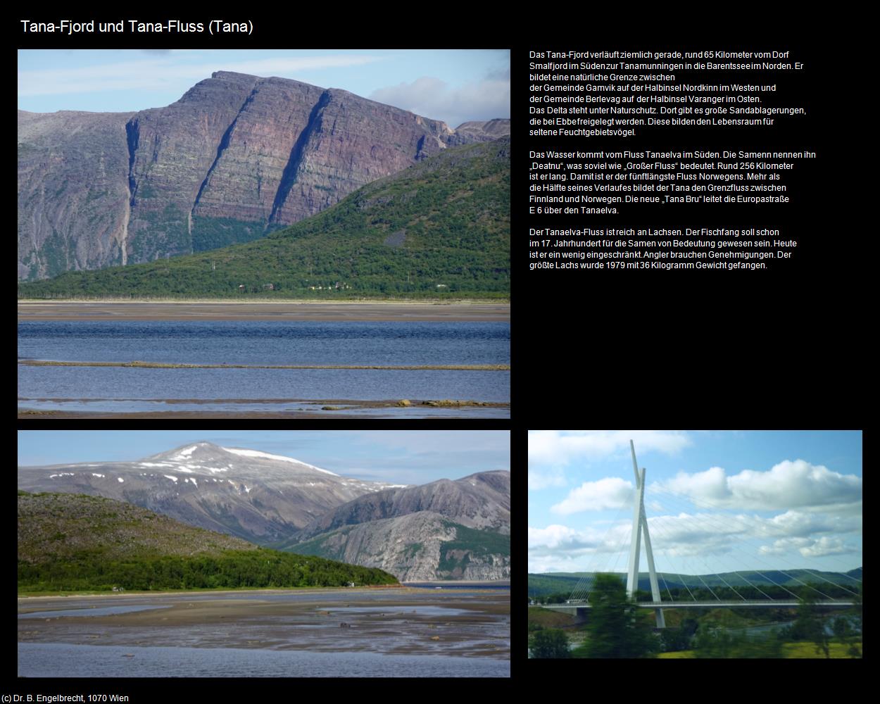 Tana-Fjord und Tana-Fluss (Tana) in Kulturatlas-NORWEGEN