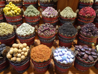 Touristen- und Gewürz-Souk (Dubai-Stadt in Arab.Emirate)