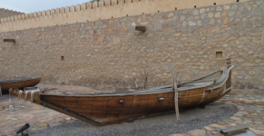 Schiffsbau (Khasab im Oman)