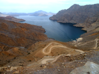 Bucht von Khawr Najd (Khawr Najd im Oman)