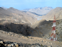 Jeep-Fahrt auf Hajar-Gebirge (As Sayh im Oman)