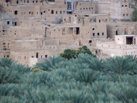 Lehmbauten (Al-Hamra im Oman)