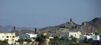 Wachtürme (Al-Mudhaireb im Oman)