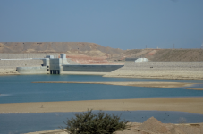 Wadi-Al-Fulaij-Staudamm (Sur im Oman)