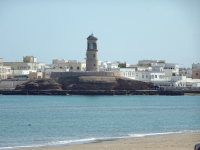 Al Ayjah Leuchtturm (Sur im Oman)