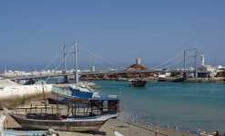Khor-Al-Batah-Brücke (Sur im Oman)
