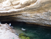 Doline Hawiyat Najm (Dibab im Oman)