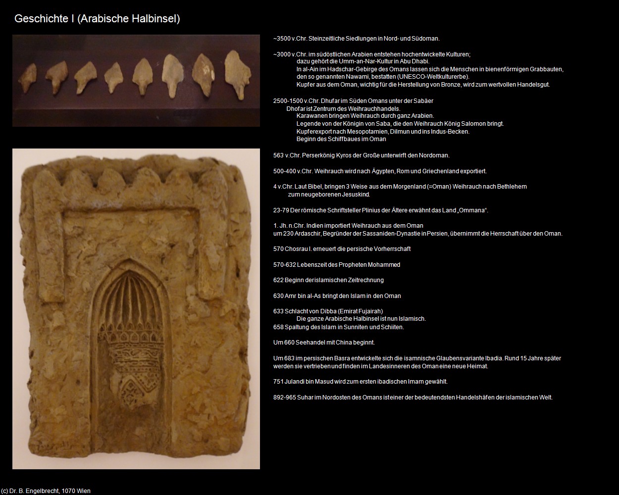 Geschichte I (+Oman) in Kulturatlas-Arab.Emirate+Oman