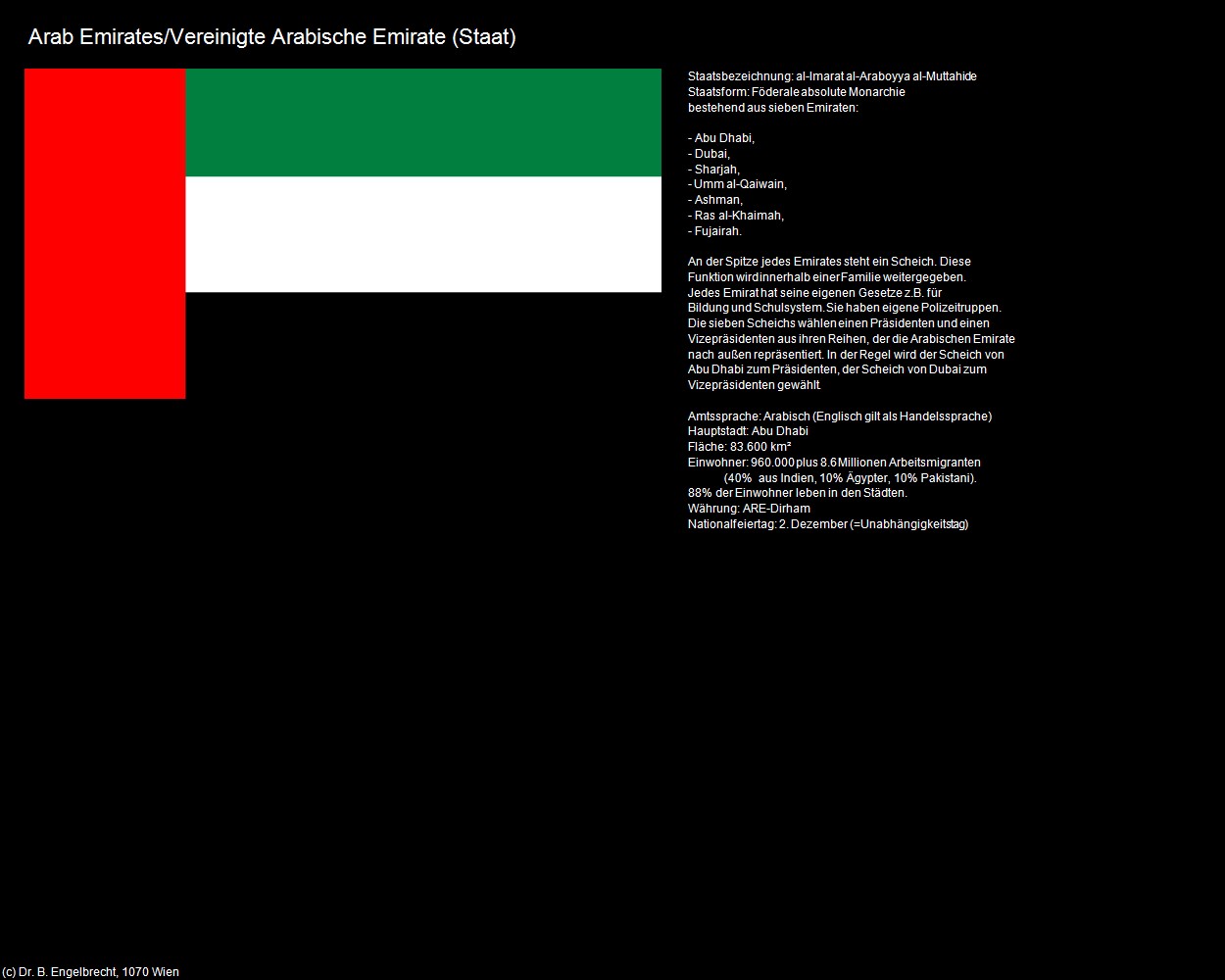 (Vereinigte) Arabische Emirate (Staat) (+Allgemeines) in Kulturatlas-Arab.Emirate+Oman
