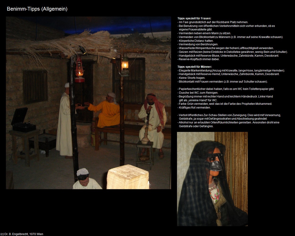 Benimm-Tipps (Allgemein) (+Allgemeines) in Kulturatlas-Arab.Emirate+Oman
