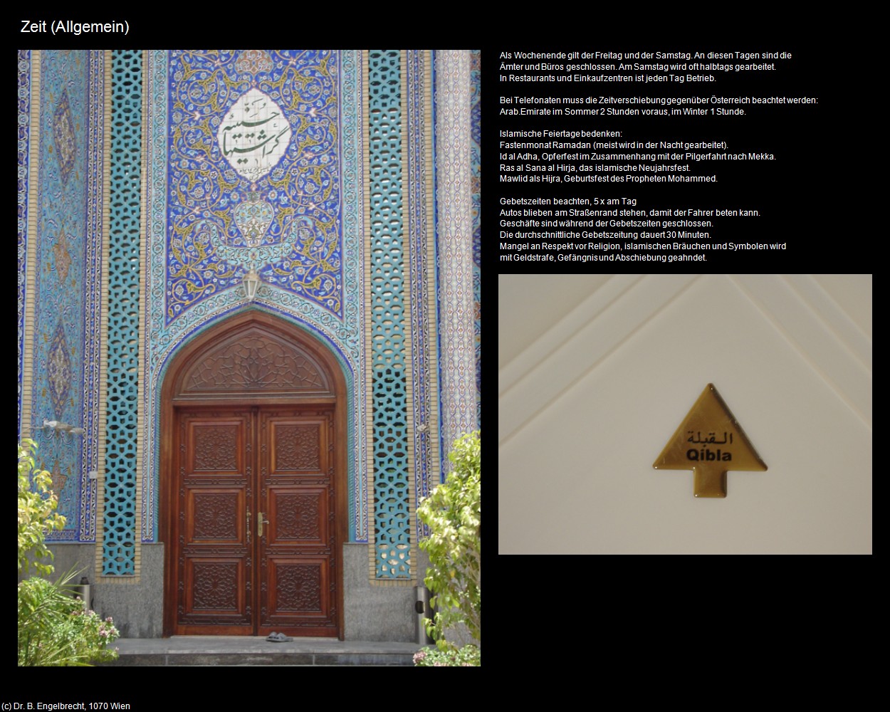 Zeit (Allgemein) (+Allgemeines) in Kulturatlas-Arab.Emirate+Oman