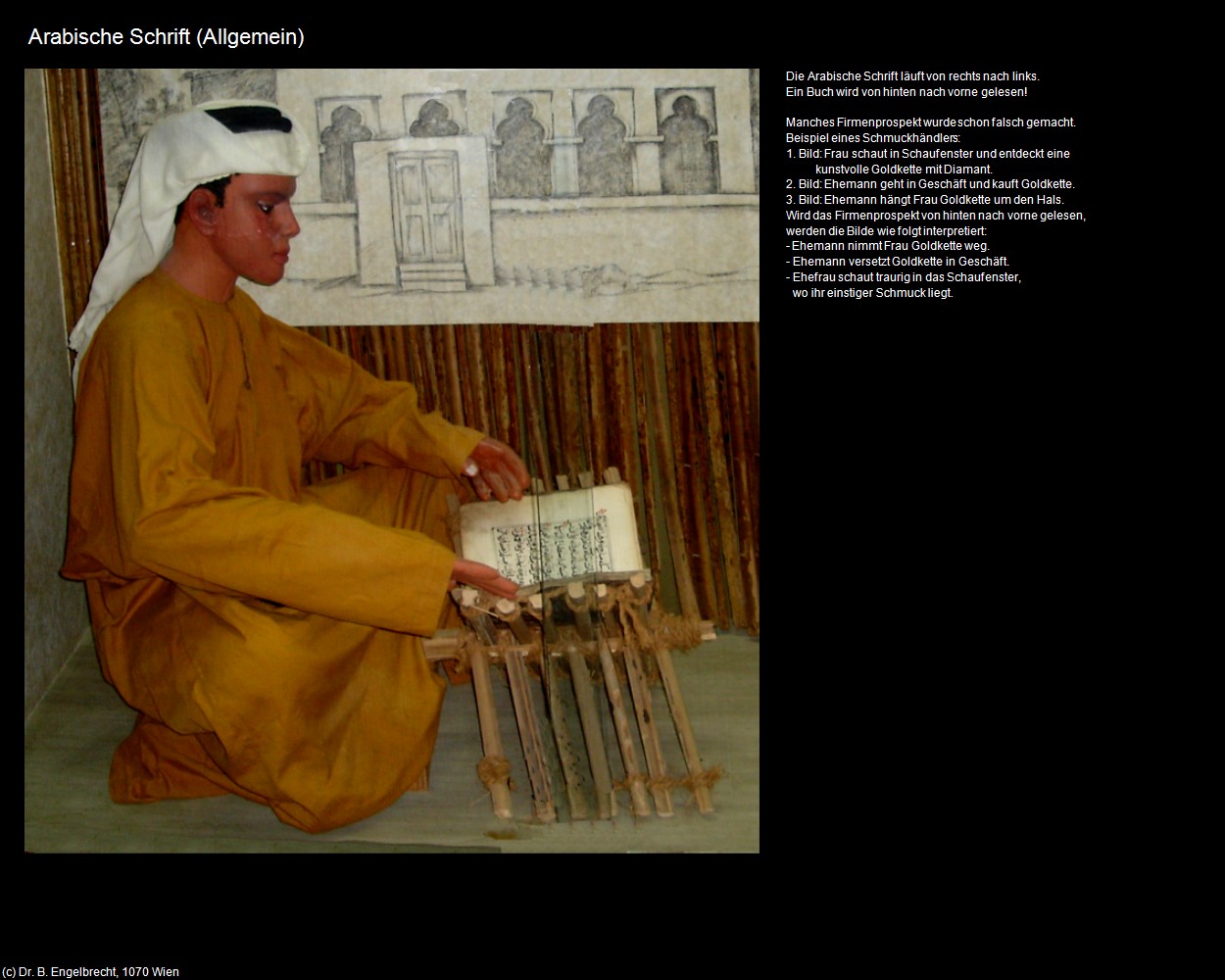 Arabische Schrift (Allgemein) (+Allgemeines) in Kulturatlas-Arab.Emirate+Oman