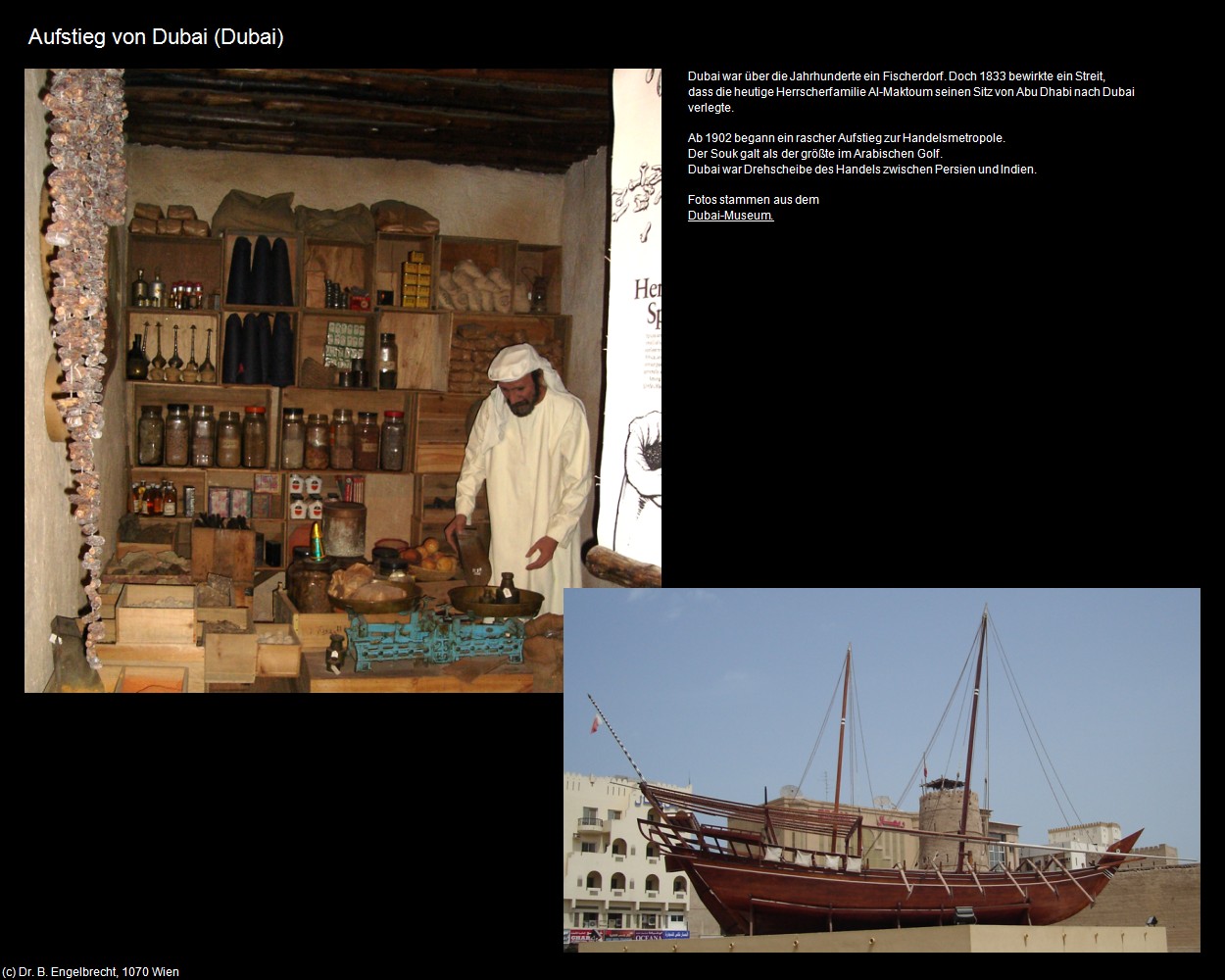 Aufstieg von Dubai (Dubai-Stadt in Arab.Emirate) in Kulturatlas-Arab.Emirate+Oman(c)B.Engelbrecht