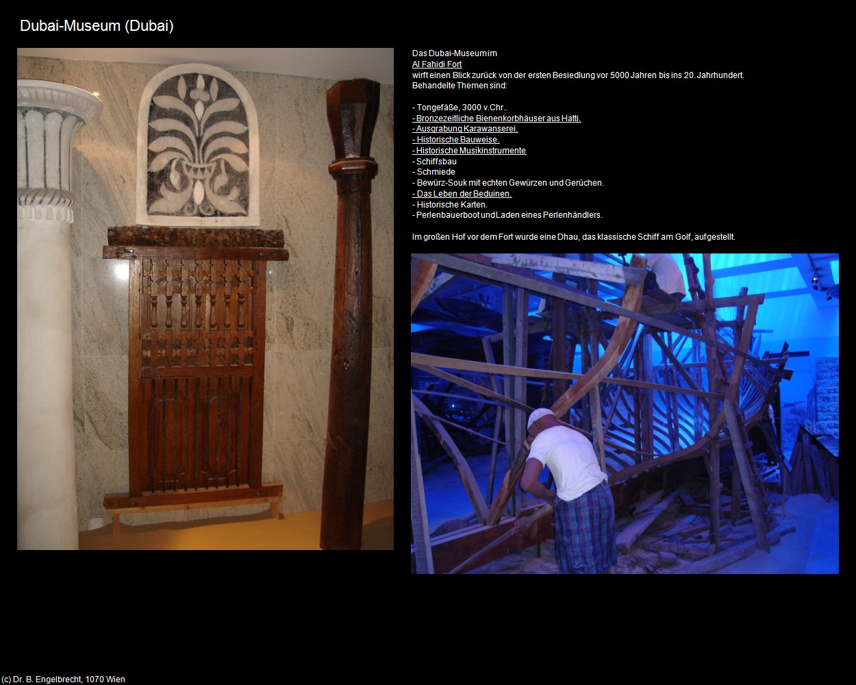 Dubai-Museum (Dubai-Stadt in Arab.Emirate) in Kulturatlas-Arab.Emirate+Oman(c)B.Engelbrecht