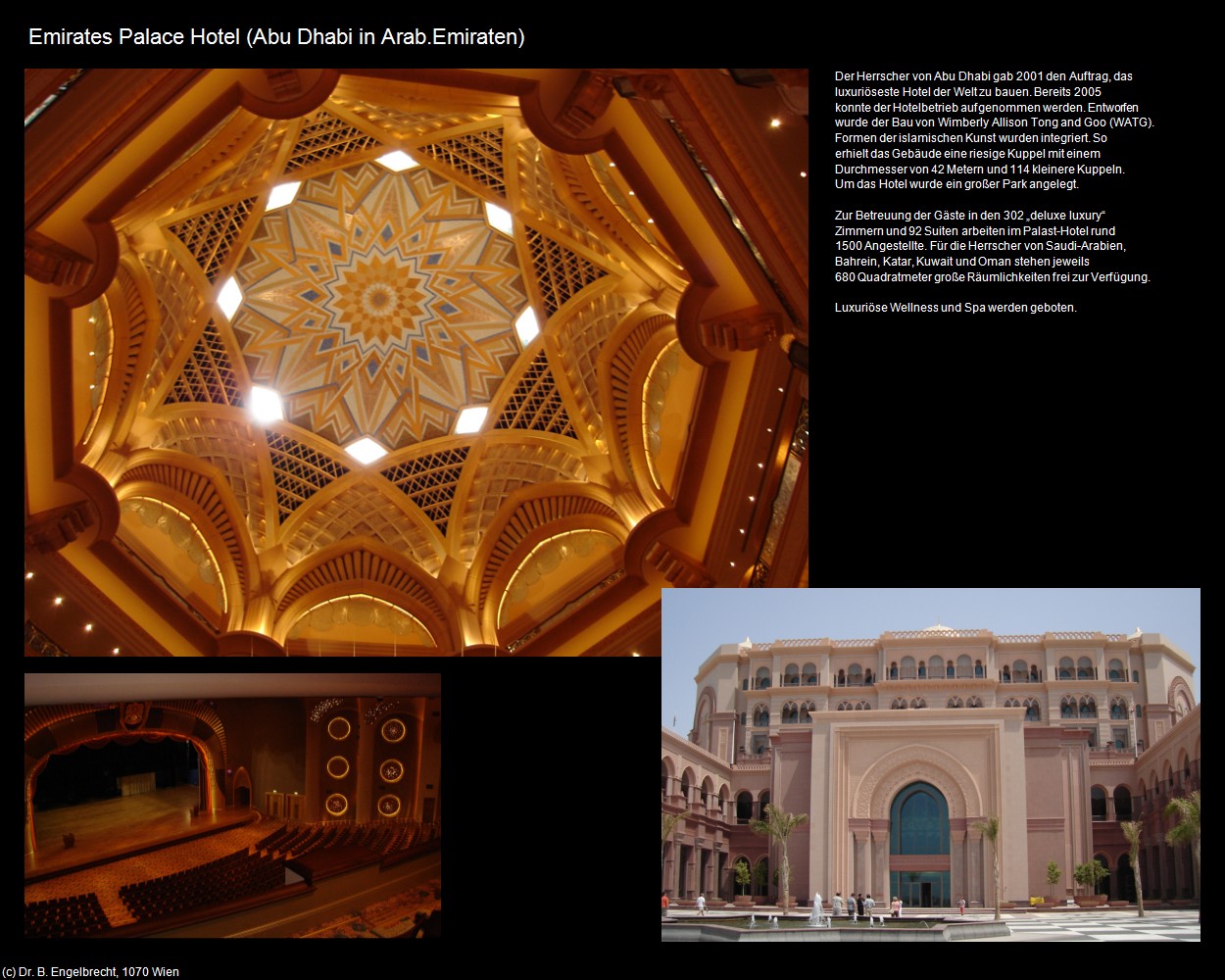 Emirates Palace Hotel (Abu Dhabi in Arab.Emiraten) in Kulturatlas-Arab.Emirate+Oman