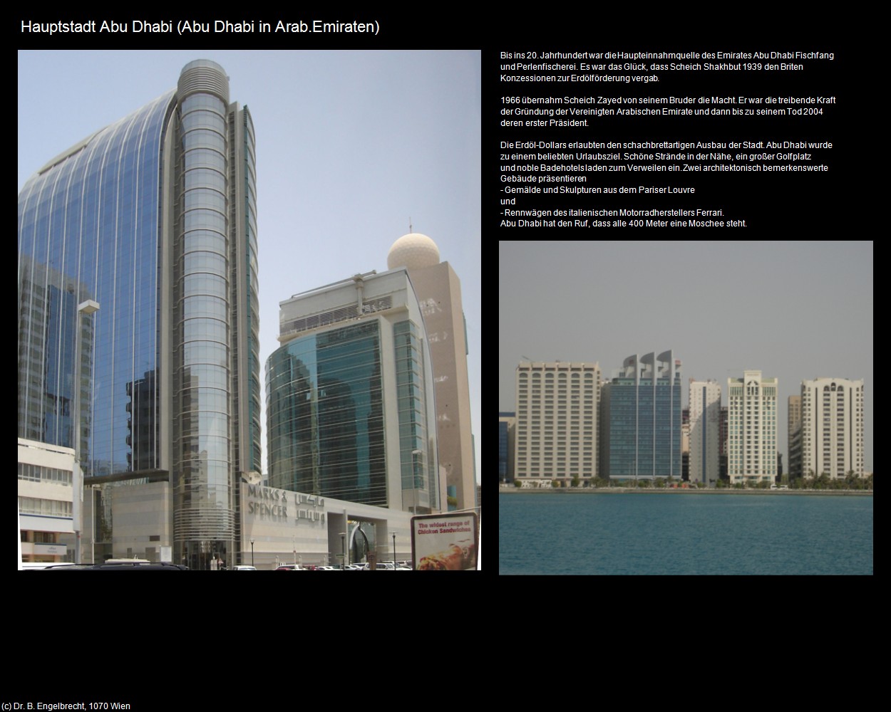 Hauptstadt Abu Dhabi (Abu Dhabi in Arab.Emiraten) in Kulturatlas-Arab.Emirate+Oman