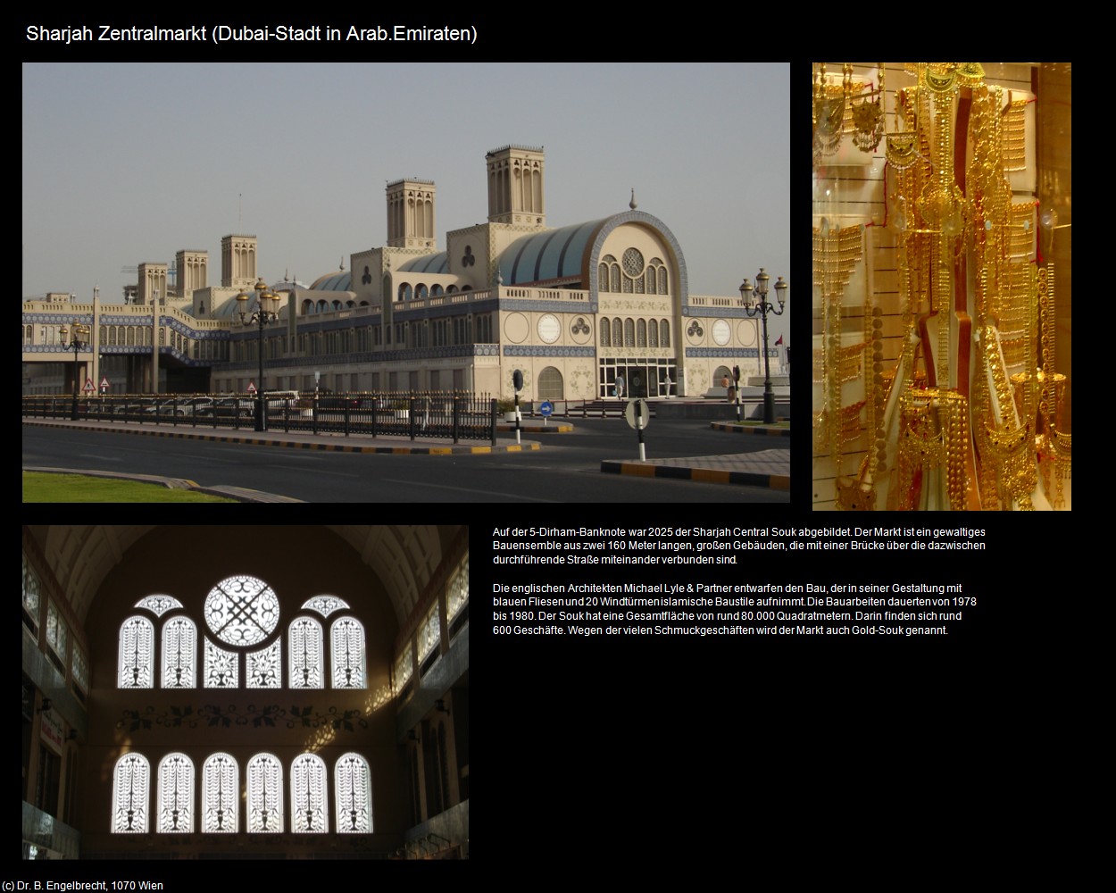 Sharjah Zentralmarkt (Dubai-Stadt in Arab.Emirate) in Kulturatlas-Arab.Emirate+Oman