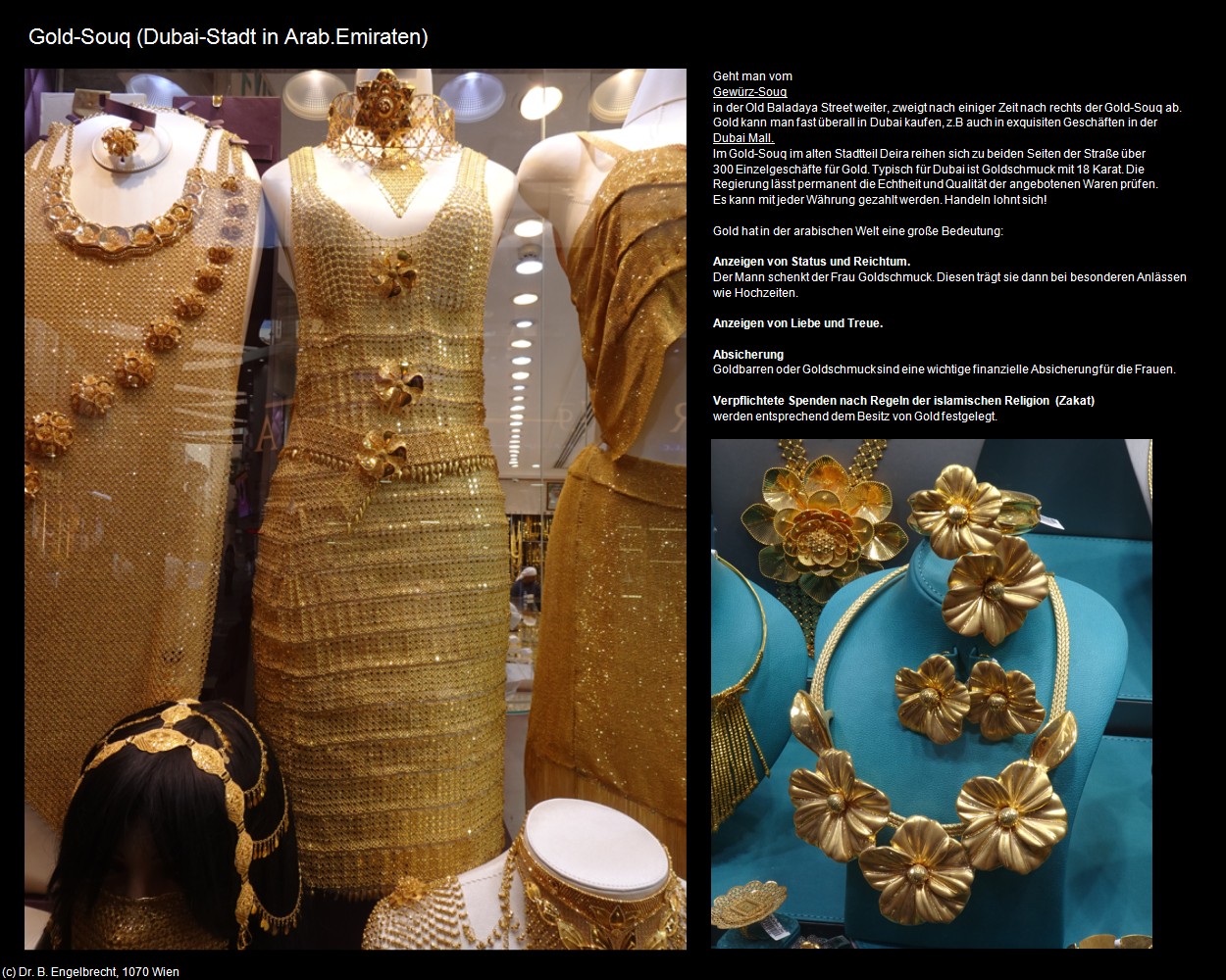 Gold-Souk (Dubai-Stadt in Arab.Emirate) in Kulturatlas-Arab.Emirate+Oman(c)B.Engelbrecht