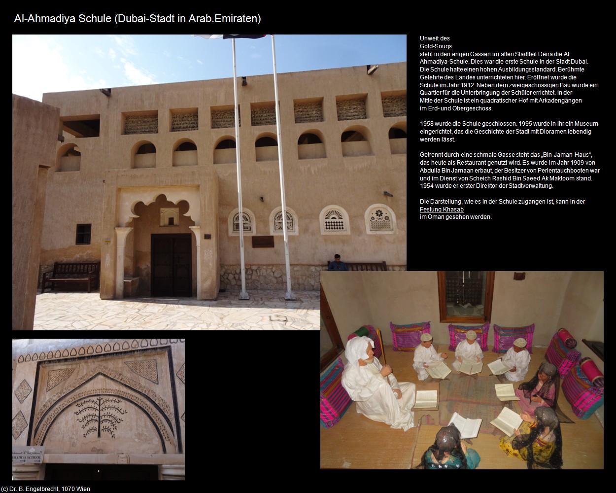 Al-Ahmadiya Schule (Dubai-Stadt in Arab.Emirate) in Kulturatlas-Arab.Emirate+Oman(c)B.Engelbrecht