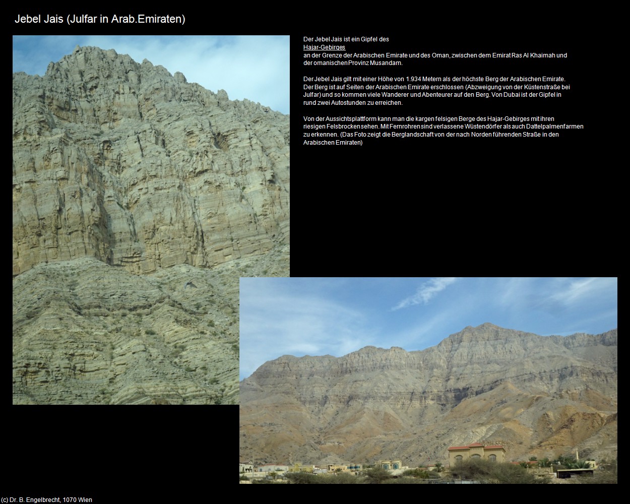 Jebel Jais (Julfar in Arab.Emiraten) in Kulturatlas-Arab.Emirate+Oman(c)B.Engelbrecht