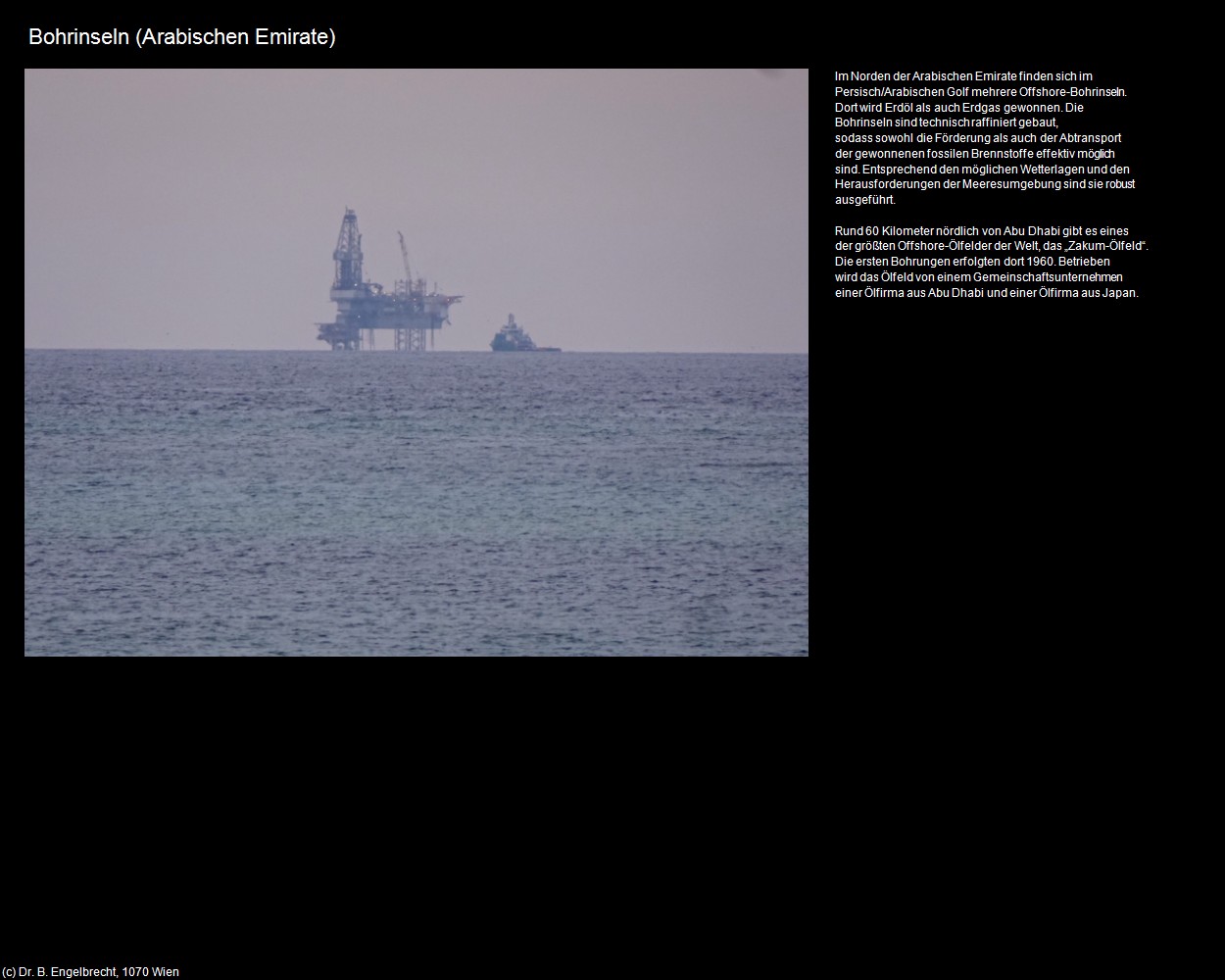 Bohrinseln (+Arabische Emirate) in Kulturatlas-Arab.Emirate+Oman