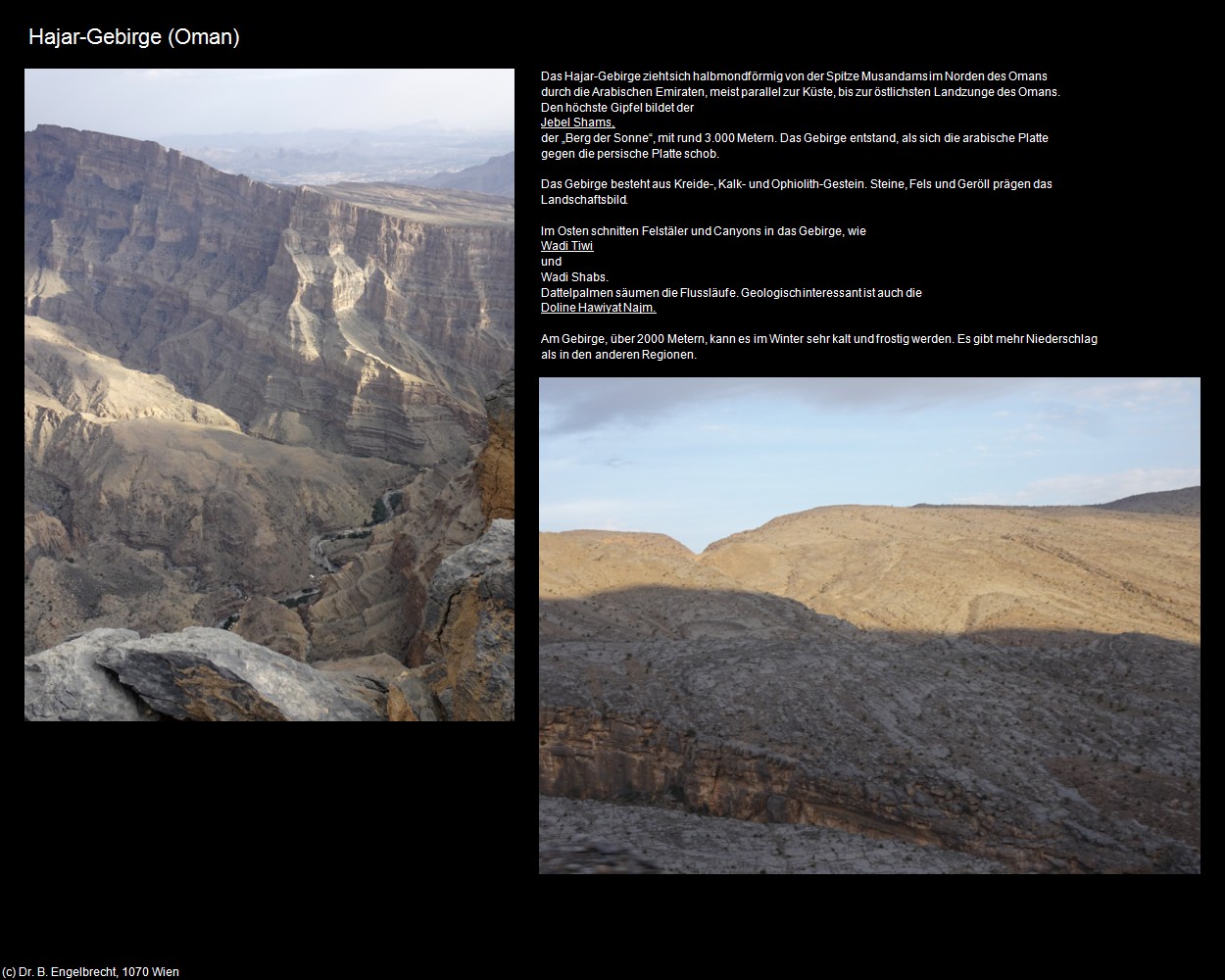 Hajar-Gebirge (+Oman) in Kulturatlas-Arab.Emirate+Oman(c)B.Engelbrecht