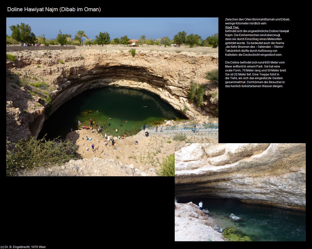 Doline Hawiyat Najm (Dibab im Oman) in Kulturatlas-Arab.Emirate+Oman(c)B.Engelbrecht