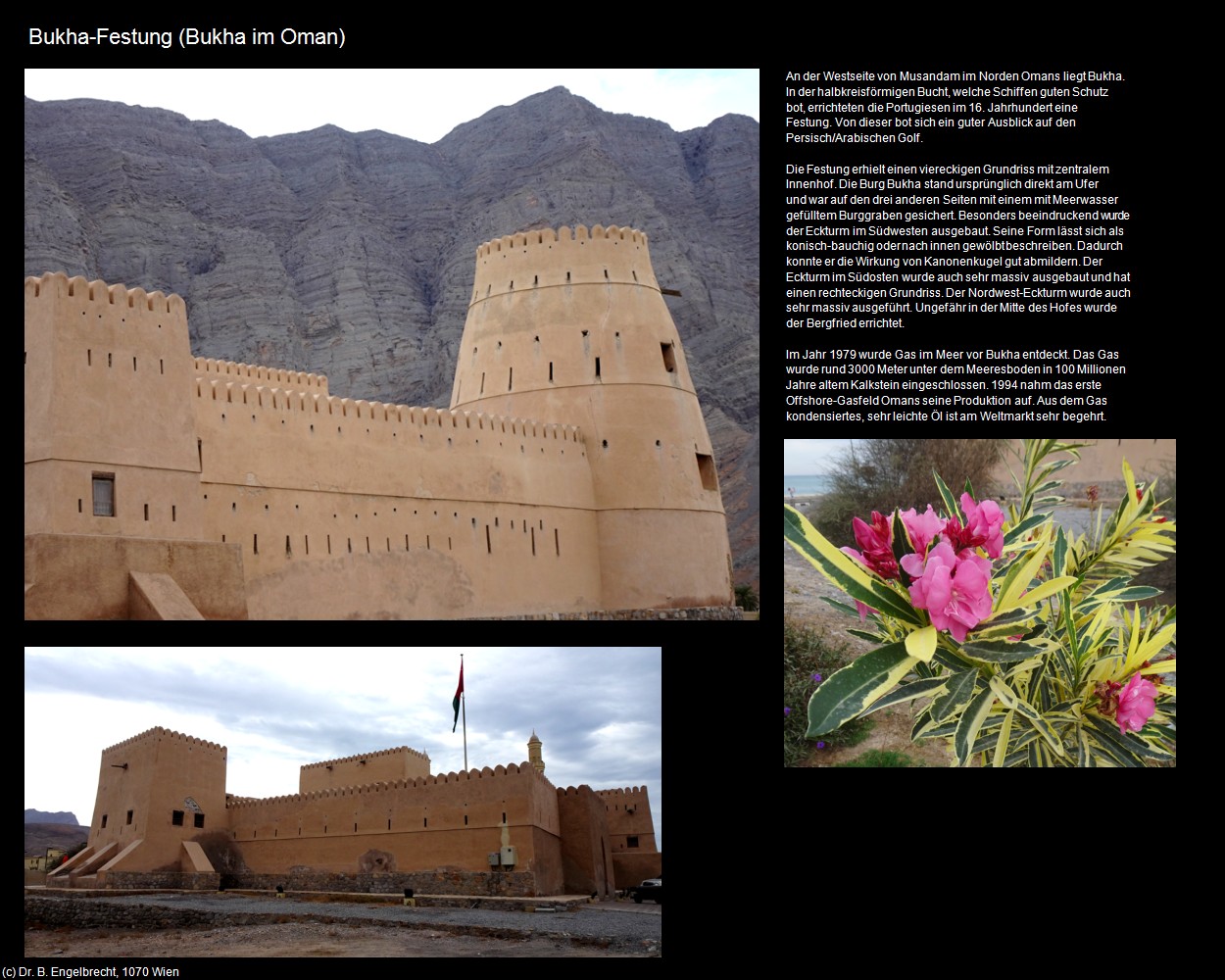 Bukha-Festung (Bukha im Oman) in Kulturatlas-Arab.Emirate+Oman