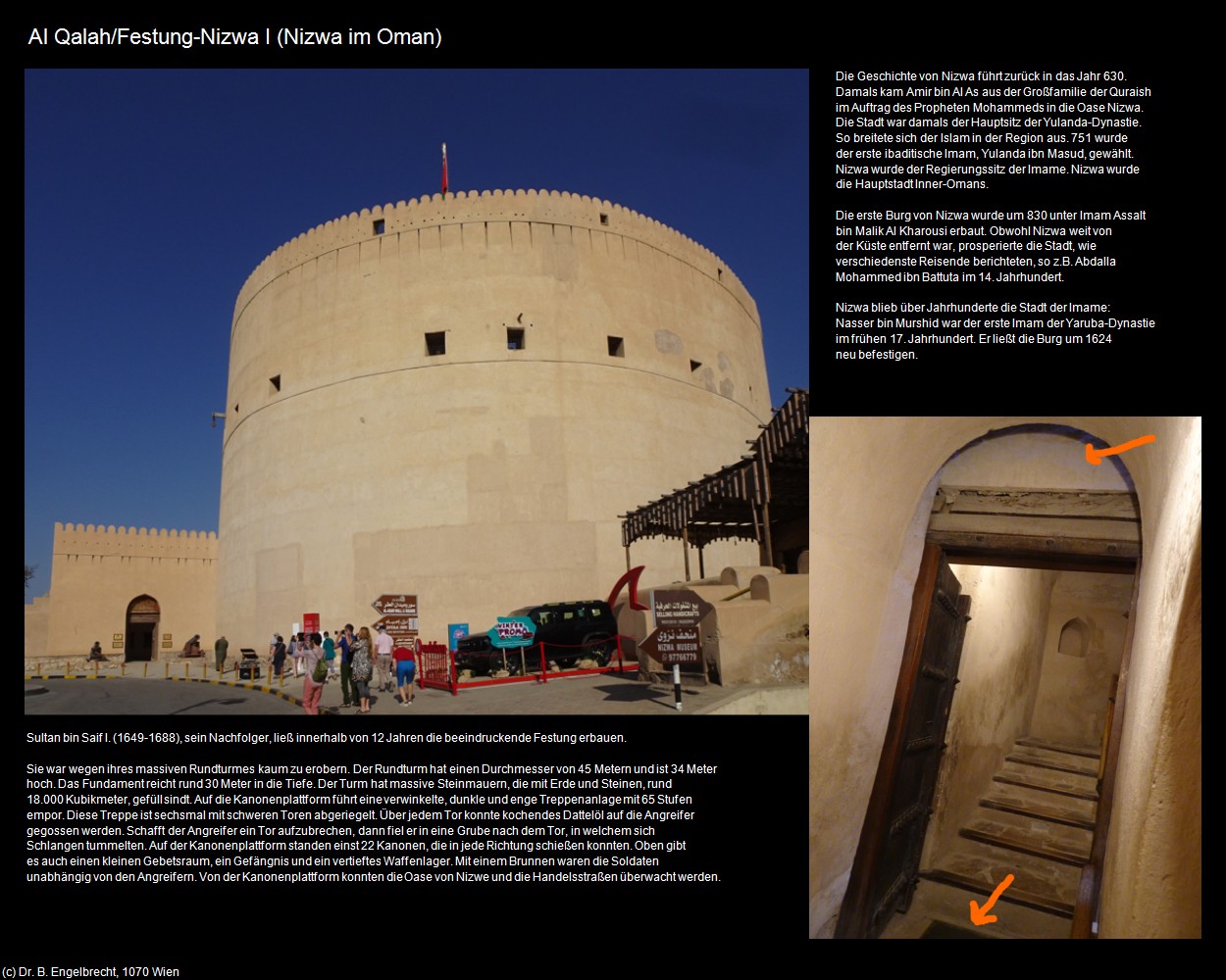 Al Qalah/Festung-Nizwa I (Nizwa im Oman) in Kulturatlas-Arab.Emirate+Oman