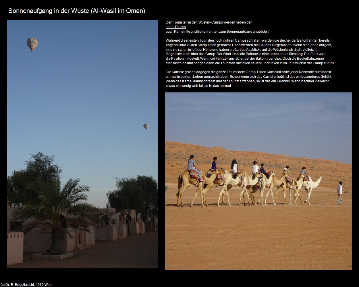 Sonnenaufgang in der Wüste (Al-Wasil im Oman) in Kulturatlas-Arab.Emirate+Oman(c)B.Engelbrecht