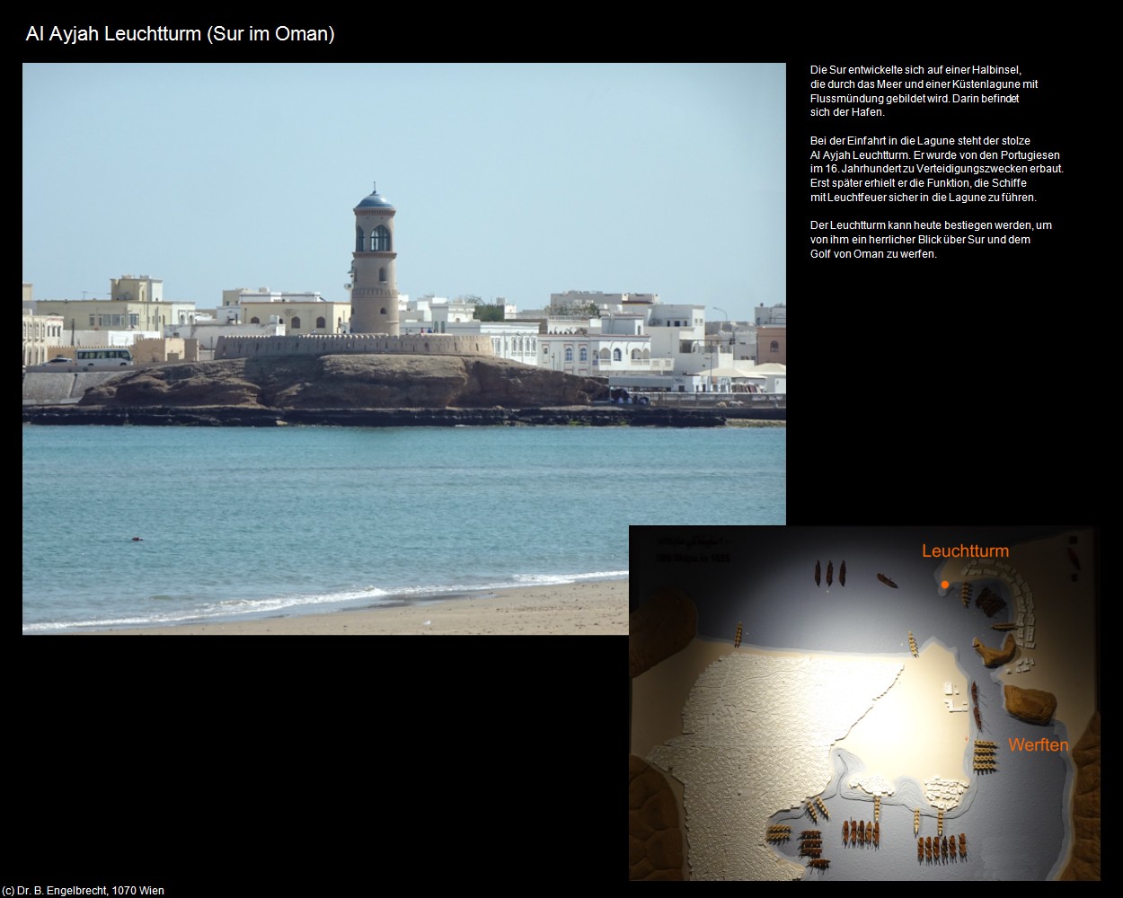 Al Ayjah Leuchtturm (Sur im Oman) in Kulturatlas-Arab.Emirate+Oman
