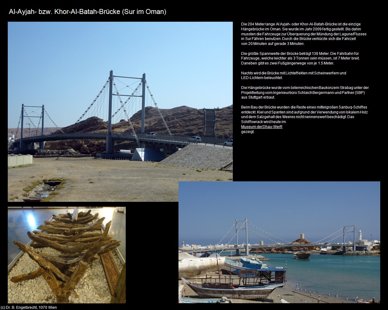 Khor-Al-Batah-Brücke (Sur im Oman) in Kulturatlas-Arab.Emirate+Oman(c)B.Engelbrecht